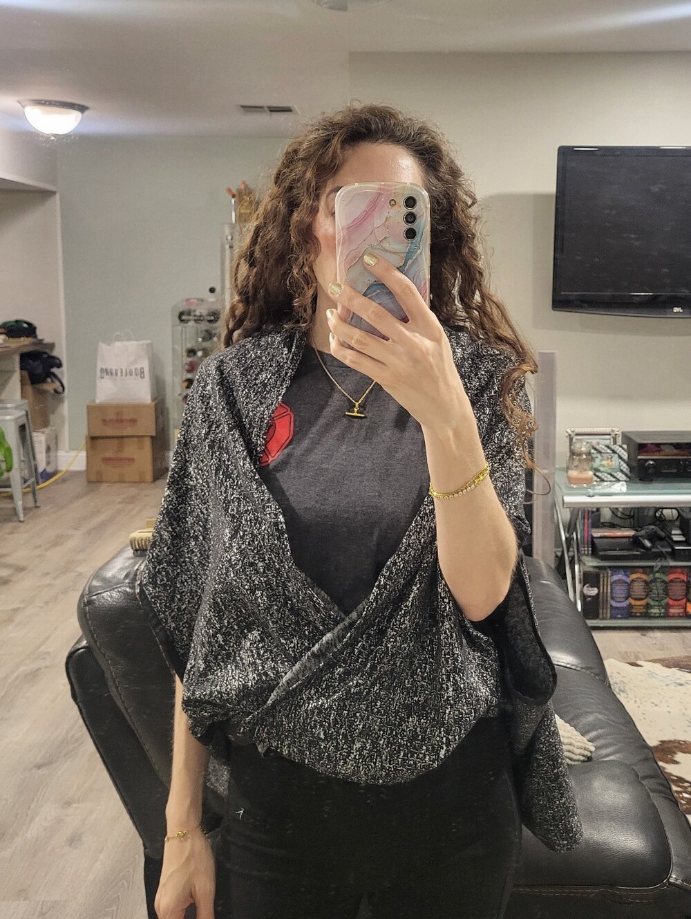 Lululemon scarf vinyasa rulu poncho wrap